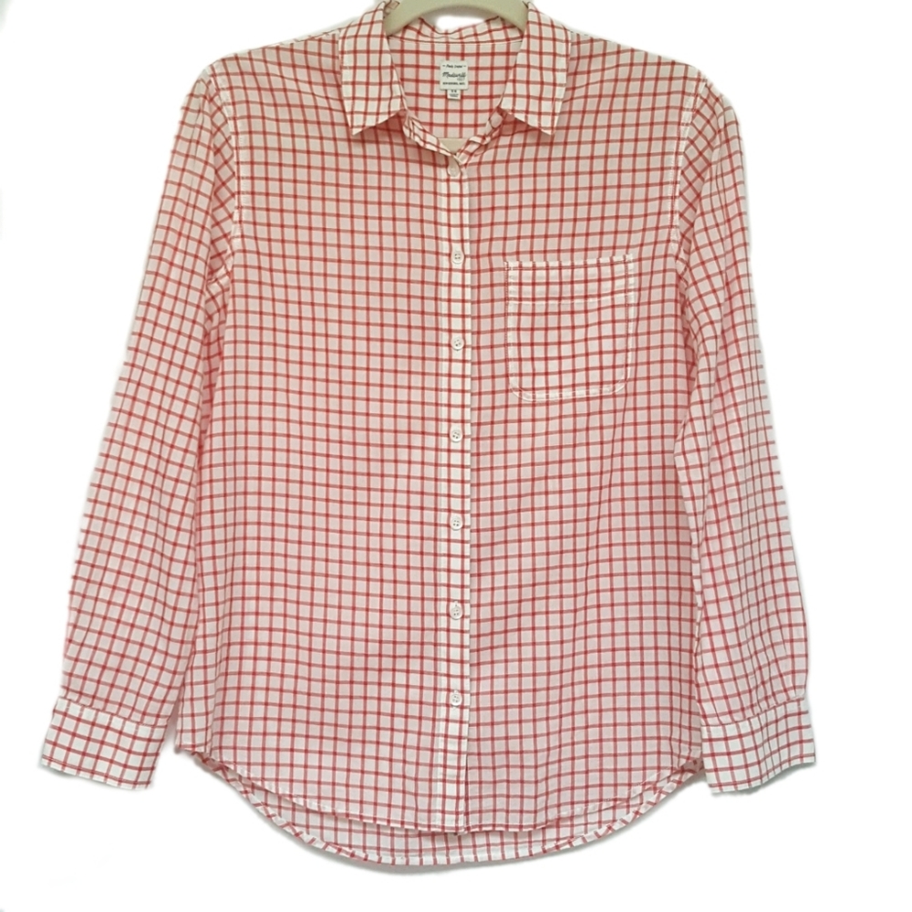 Madewell Lightweight Button Down Long sleeve Shirt